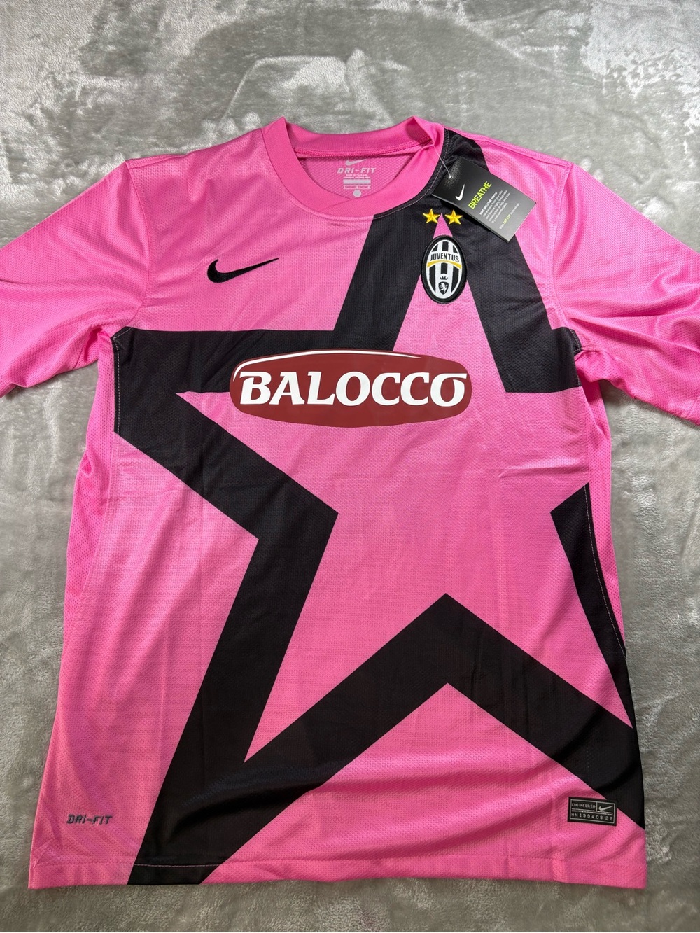 Nike Dri-Fit Juventus Away Jersey 11/12 Balocco Andrea Pirlo Size L NWT